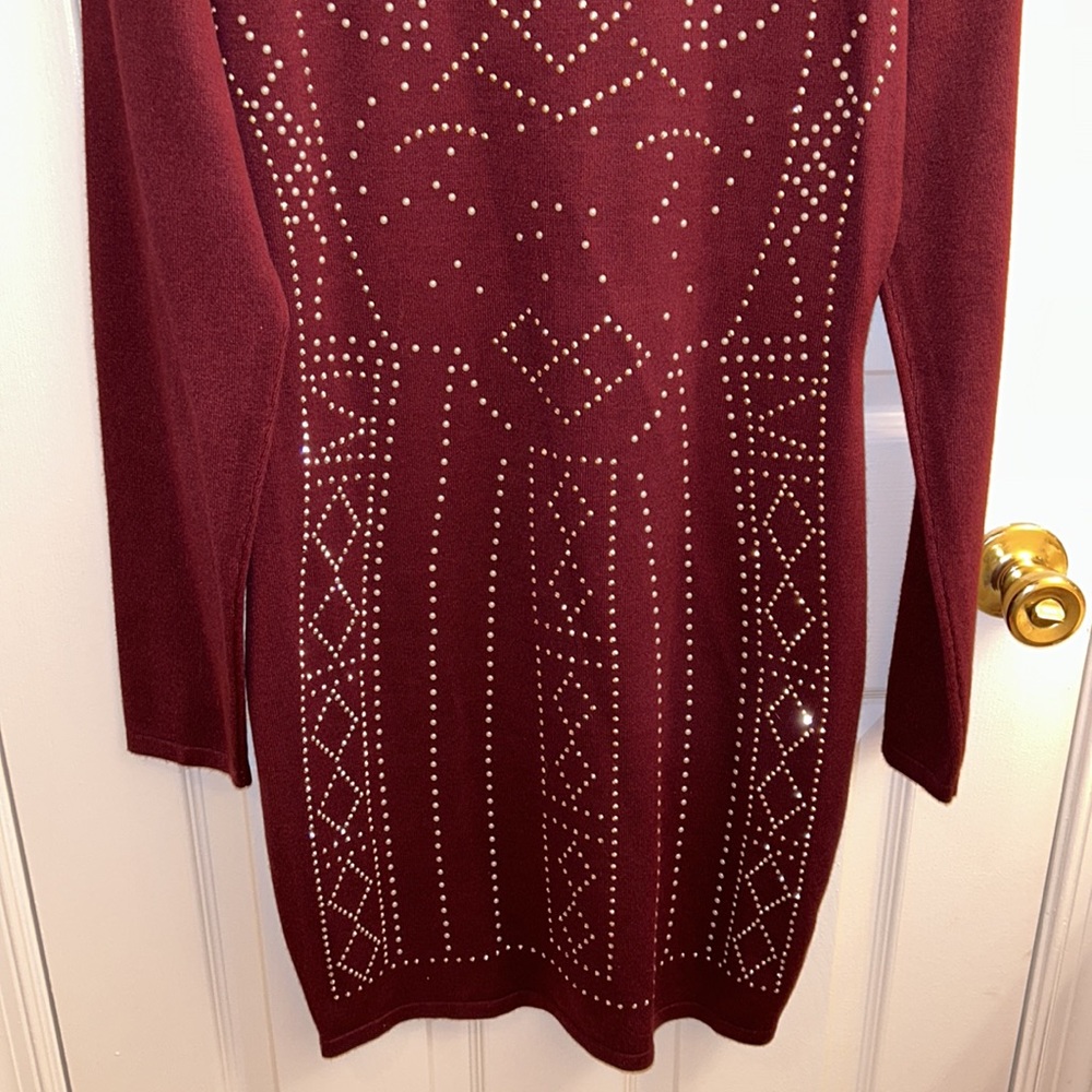Knit Rhinestone Dress - Picture 3 of 7
